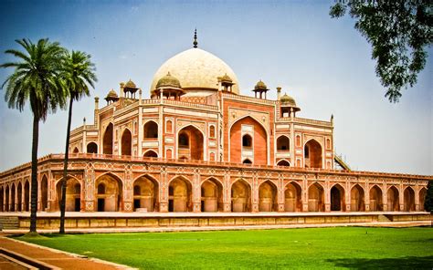 Humayun's Tomb - Piękna MaslidesToShowka z XVII Wieku i Przestrzeń Spokoju w Sercu Delhi!